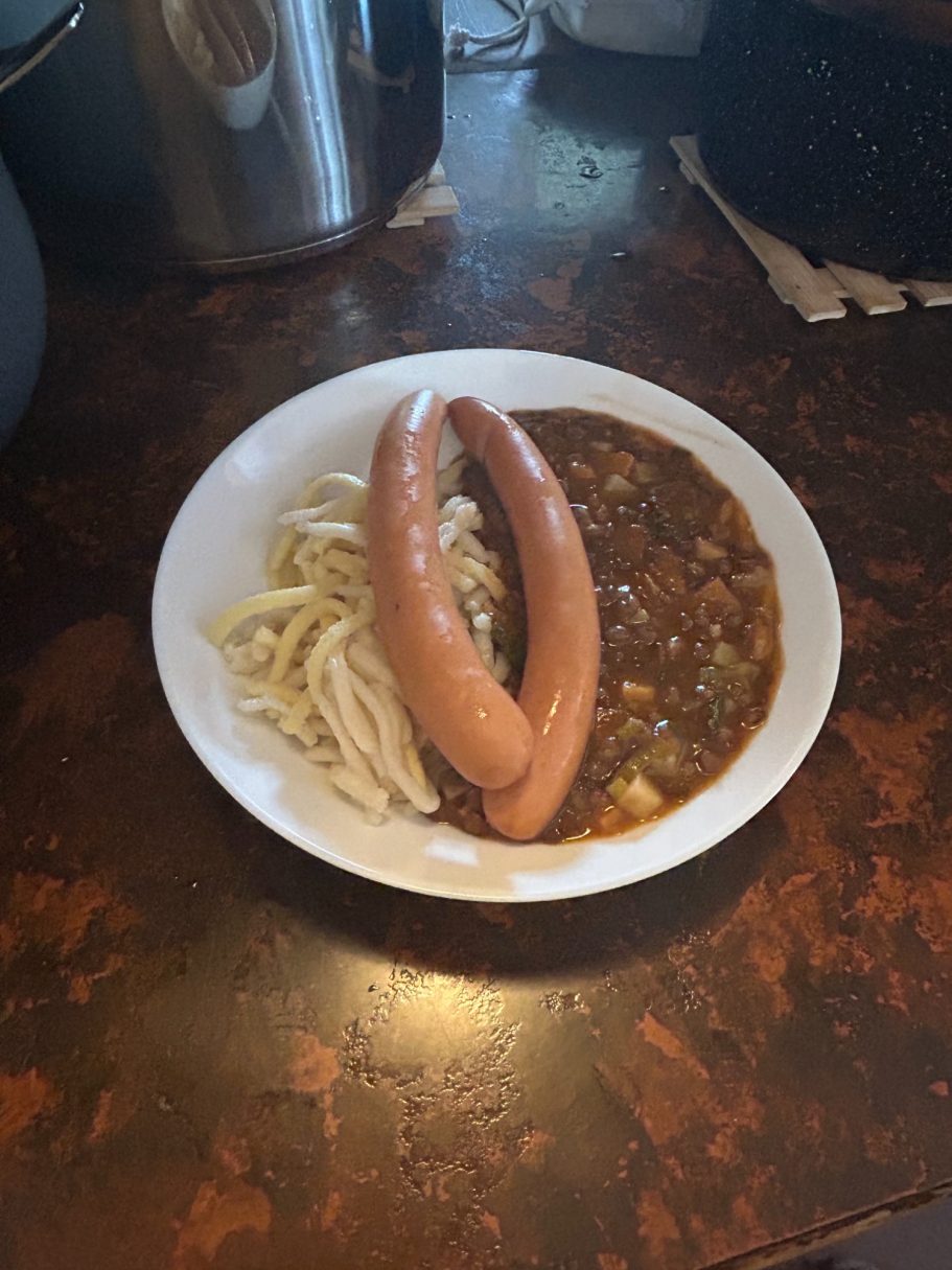 Linseneintopf mit Wiener