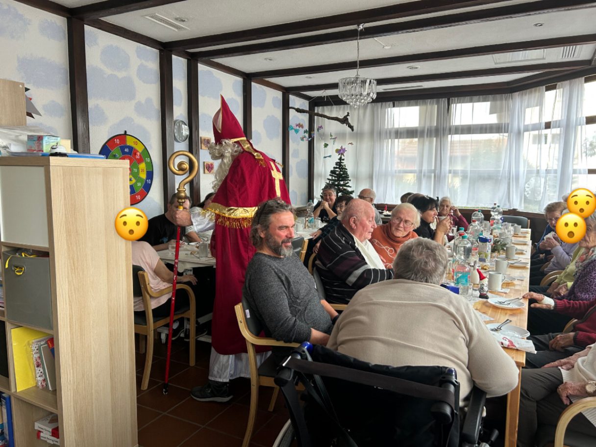 Manche haben auch ein bisschen Angst da waren wohl nicht alle artig :D